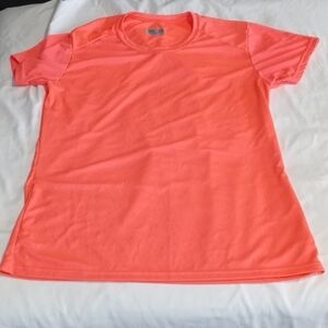 A4 womans neon pinkish orange  2xl t shirt